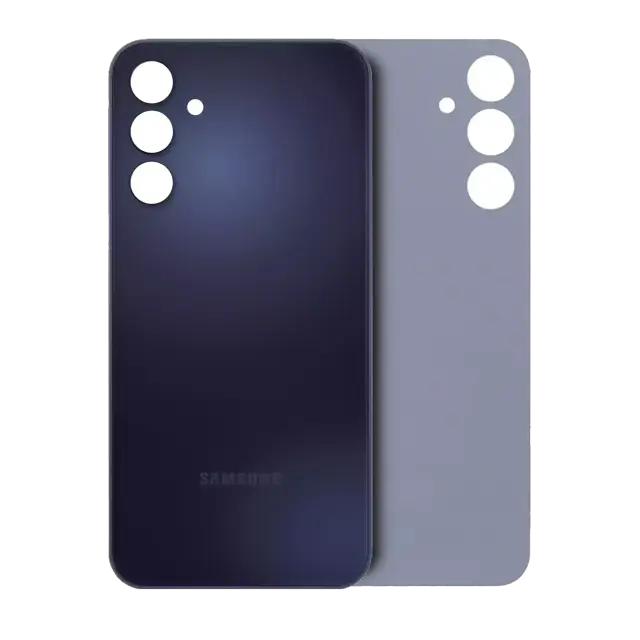 Vitre arrière pour Samsung Galaxy A15 5G (A156 / 2023) (pack service origine, Brave Black)