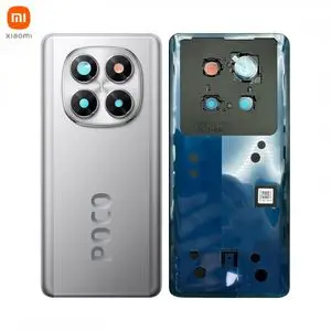Cache Arrière Original Xiaomi Poco X7 5G 5600060O16P00 Argent
