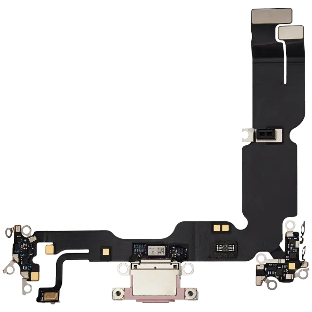 Dock de charge pour Apple iPhone 15 Plus (origine d'occasion, rose)