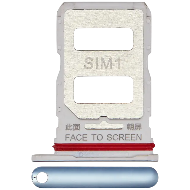 Tiroir SIM pour Xiaomi 12T / 12T Pro (bleu)