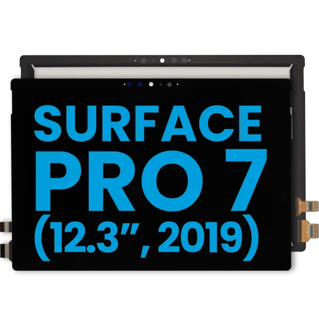 Écran LCD avec vitre tactile pour Microsoft Surface Pro 7 (Extension Cable Included, compatible)