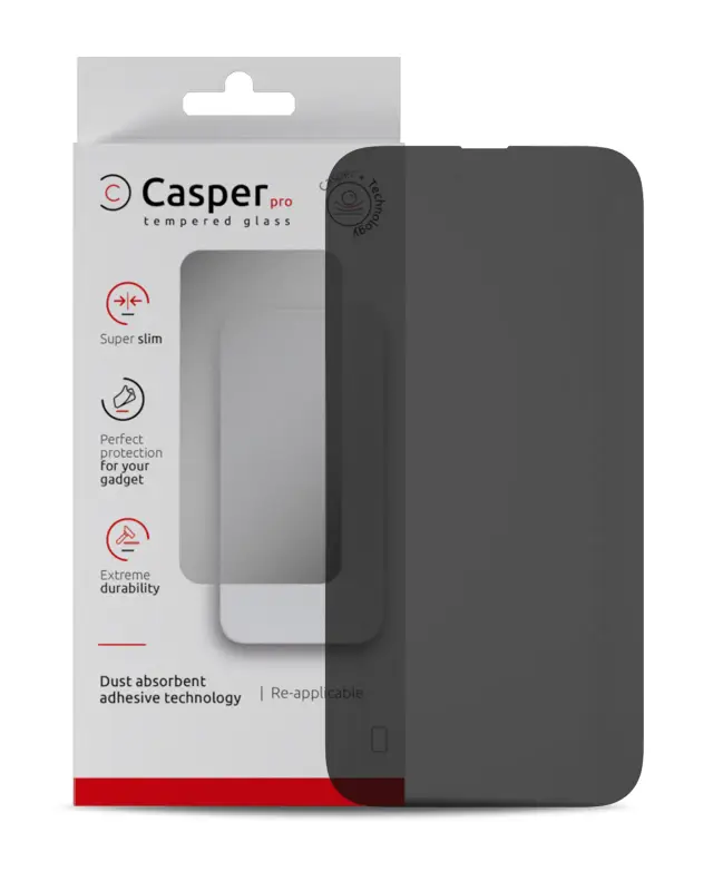 Verre trempé pour iPhone 15 Pro Max (blister, Privacy) — réf. 107082117567