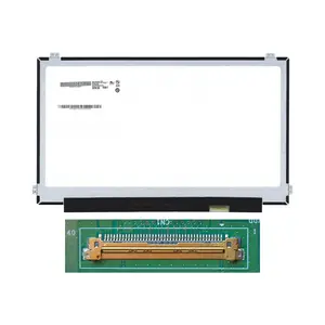 Dalle Ordinateur Portable 15.6" Slim UHD (3840x2160) LCD 60Hz, eDP 40pin Droite 25mm, Fixation Haut Latérales