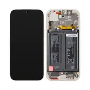 Bloc Écran Complet avec Châssis et Batterie Original Honor 600 5G 0235ATSN Golden White