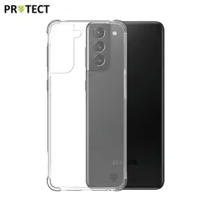Coque Silicone Renforcée PROTECT pour Samsung Galaxy S21 Plus 5G G996 Transparent
