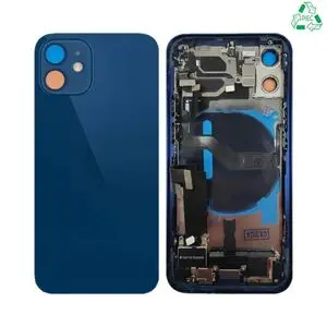 Coque de Réparation Complète Aftermarket (PIEC) Apple iPhone 12 Mini (Version US) Bleu
