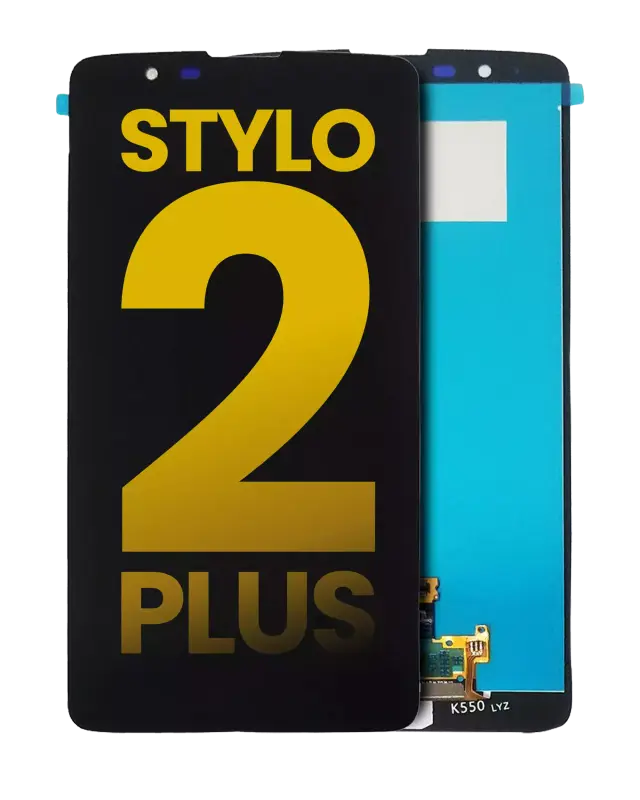 Écran LCD sans châssis pour LG Stylo 2 Plus (K550 / MS550) (reconditionné, noir)