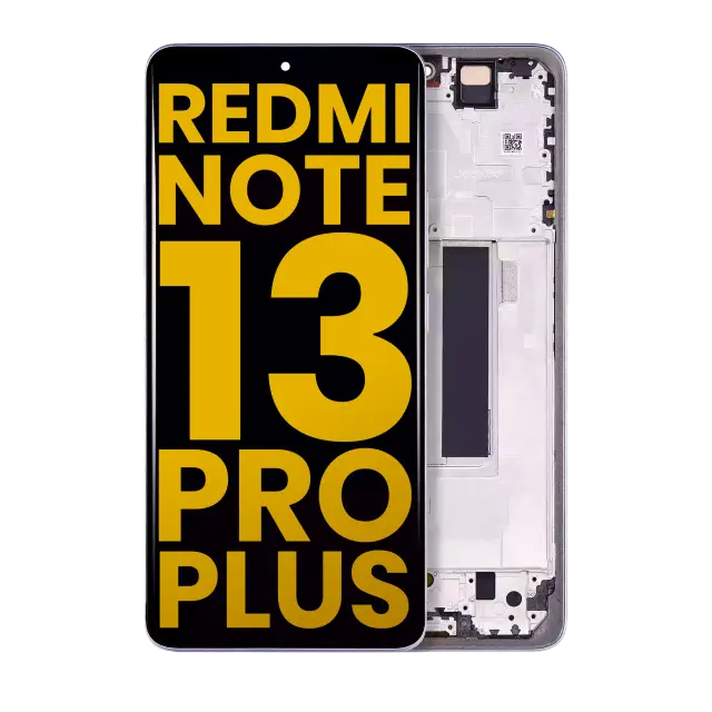Écran OLED avec châssis pour Xiaomi Redmi Note 13 Pro Plus (reconditionné, violet)
