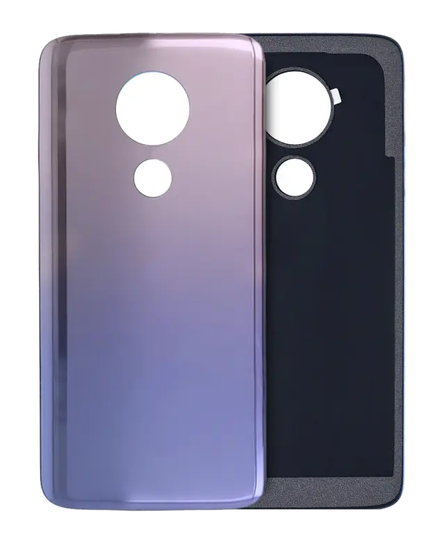 Vitre arrière pour Motorola Moto G7 Power (XT1955 / 2019) (Iced Violet)