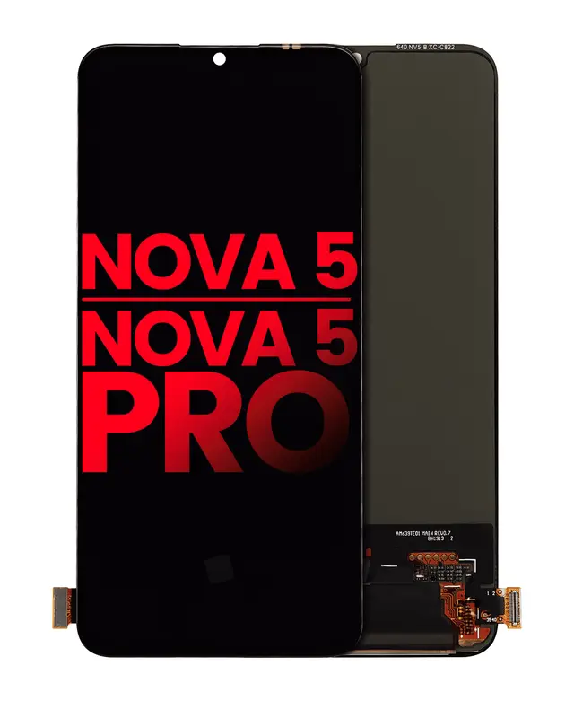 Écran OLED sans châssis pour Huawei Nova 5 / Nova 5 Pro (compatible premium, toutes couleurs)