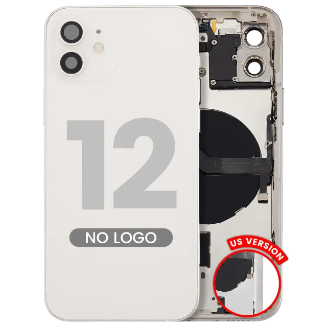 Châssis pour Apple iPhone 12 (version US, compatible premium, blanc)