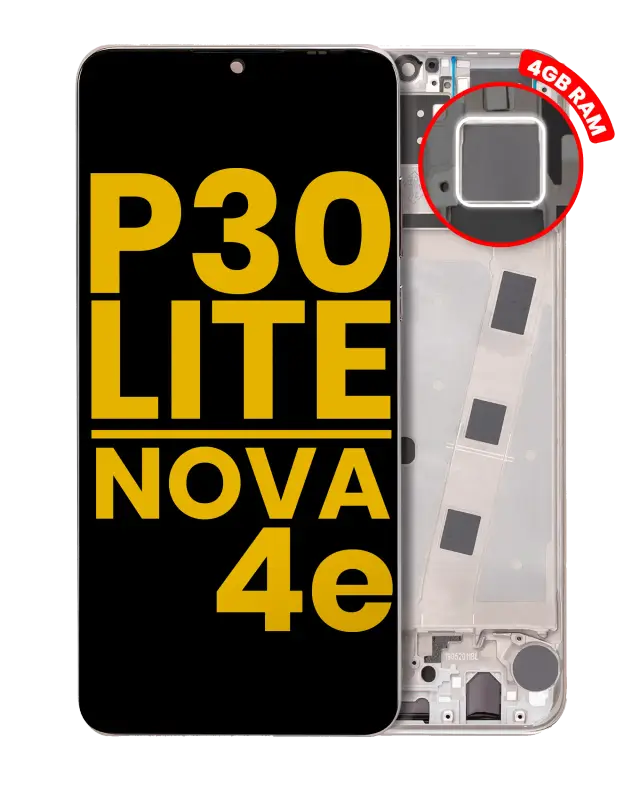 Écran pour Huawei P30 Lite / Nova 4e (Refurbished) (4GB RAM) (Pearl White)
