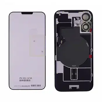 Vitre arrière avec MagSafe, NFC et nappe flash pour Apple iPhone 16 (origine, rose)