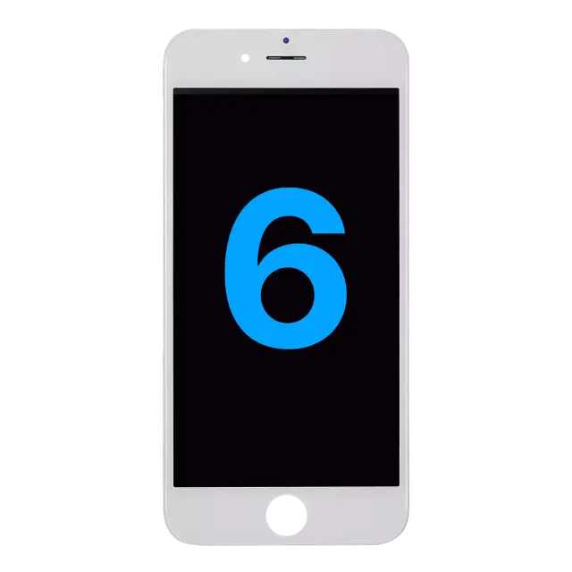 Écran LCD pour Apple iPhone 6 (compatible, blanc)