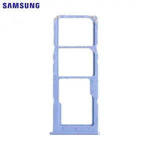 Tiroir SIM Original Samsung Galaxy M12 M127 GH98-46321C Bleu