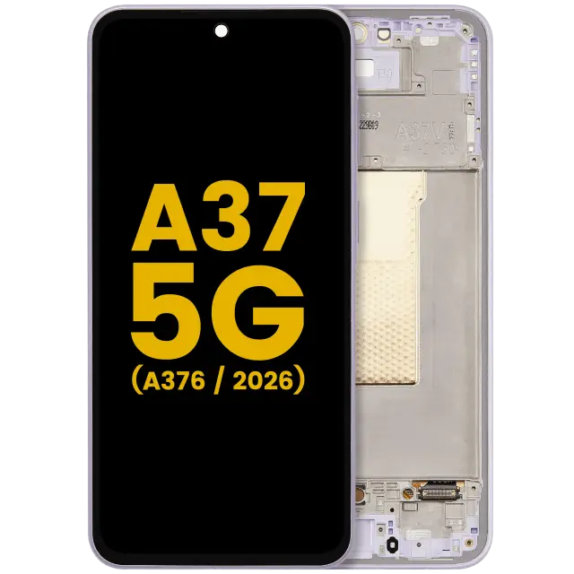 Écran OLED avec châssis pour Samsung Galaxy A37 5G (A376 / 2026) (reconditionné, Light Violet)