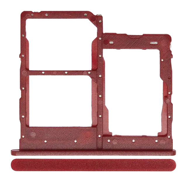 Tiroir SIM pour Samsung Galaxy A01 Core (A013 / 2020) (rouge)