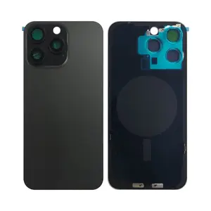 Cache Arrière Premium Apple iPhone 15 Pro Max (Without Part) Titane Noir