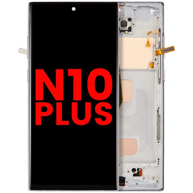 Écran pour Samsung Galaxy Note 10 Plus (Aftermarket Plus: Incell, Aura Glow / Silver)