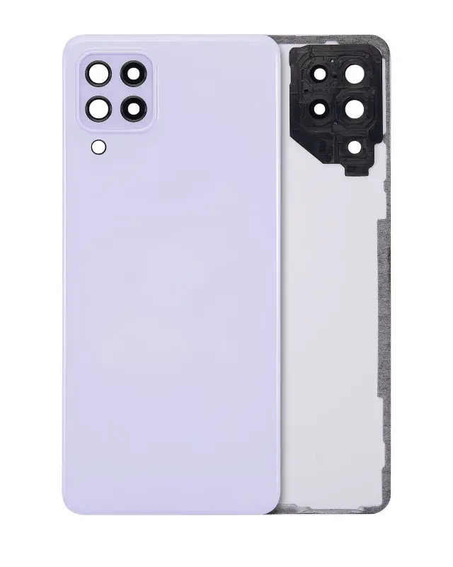 Vitre arrière pour Samsung Galaxy A22 4G (A225 / 2021) (pack service origine, Violet)