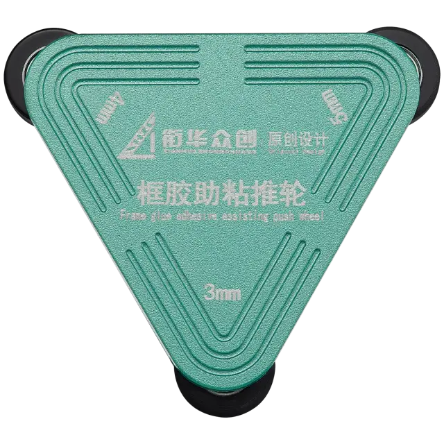 Poussoir d’adhésif étanche de châssis XHZC avec roulette auxiliaire 3 mm