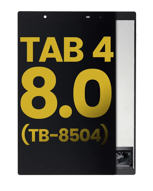 Écran LCD avec vitre tactile pour Lenovo Tab 4 (TB-8504) (HD, reconditionné, noir)