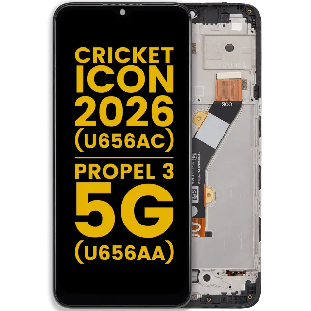 Écran pour Cricket lcon (2026) (U656AC) / AT&T Propel 3 5G (U656AA) (reconditionné, toutes couleurs)