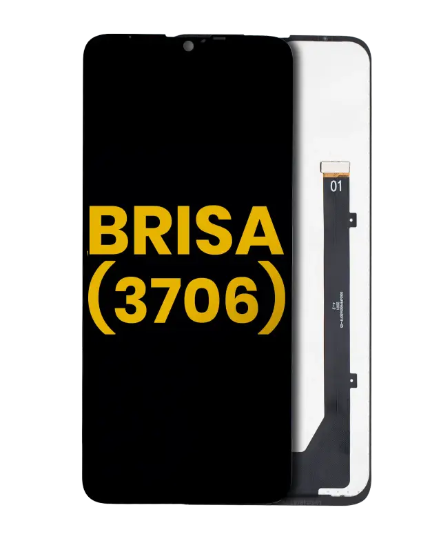 Écran LCD sans châssis pour Coolpad Legacy Brisa 2020 (3706) (reconditionné, noir)