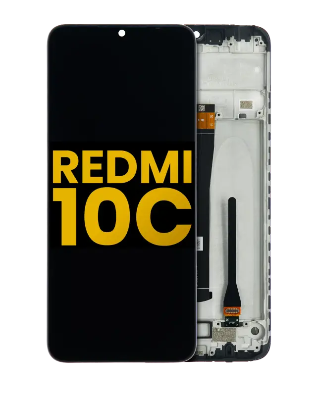 Écran LCD avec châssis pour Xiaomi Redmi 10C (reconditionné, toutes couleurs)
