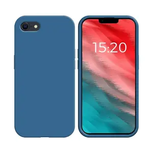 Coque Silicone Compatible pour Apple iPhone 7/iPhone 8/iPhone SE (2nd Gen)/iPhone SE (3e Gen) (#20) Bleu Marine