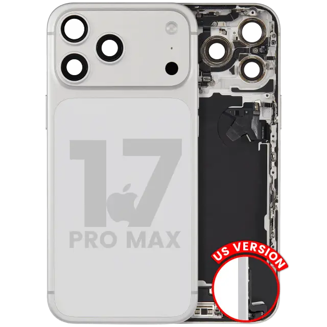Châssis pour Apple iPhone 17 Pro Max (version US, origine d'occasion — grade B, argent)
