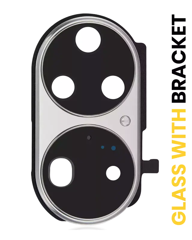 Lentille de caméra arrière avec support pour Huawei P50 Pro (Cocoa Gold)