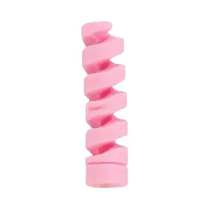 Protection pour Câble en Silicone (x4) Rose