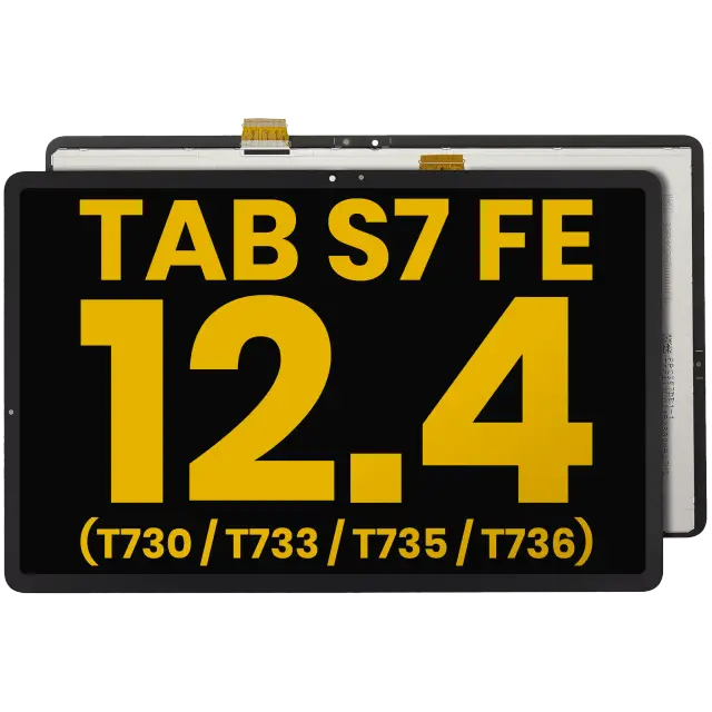 Écran pour Samsung Galaxy Tab S7 FE 12.4"(T730 / T733 / T735 / T736) (2021) (reconditionné, noir)