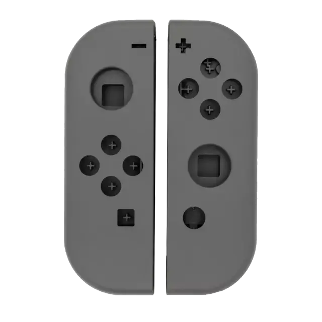 Coque de remplacement pour manette Joy-Con Nintendo Switch OLED (gris)