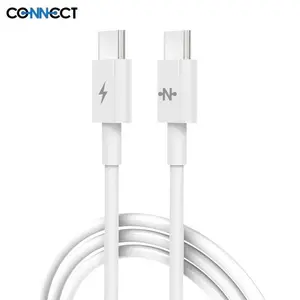 Câble Data USB-C vers USB-C CONNECT MC-CCB2 60W (1m) Blanc