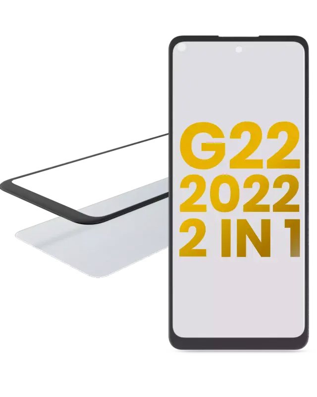 Vitre d’écran avec OCA pour Motorola Moto G22 (XT2231 / 2022)