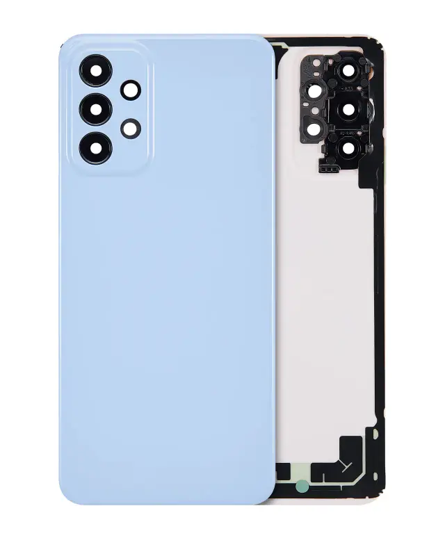 Vitre arrière pour Samsung Galaxy A23 (A235 / 2022) (compatible premium, bleu)