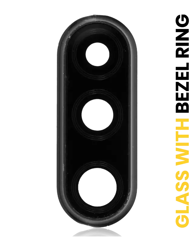 Vitre de caméra arrière avec anneau pour Huawei P30 Lite (Midnight Black) (6GB RAM)