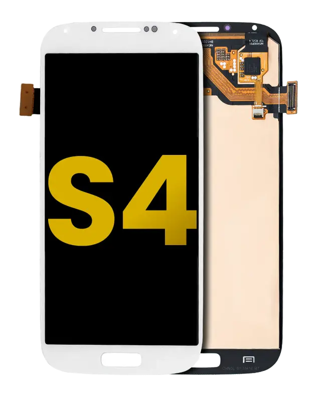 Écran OLED sans châssis pour Samsung Galaxy S4 (reconditionné, blanc)