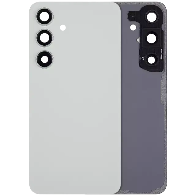 Vitre arrière pour Samsung Galaxy S24 5G (sans logo, compatible premium, Jade Green)