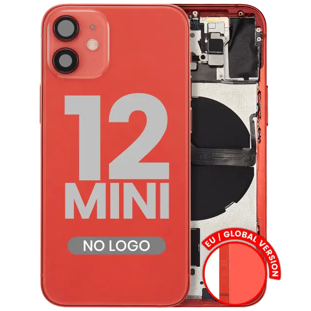 Châssis pour Apple iPhone 12 Mini (version EU, compatible premium, rouge)