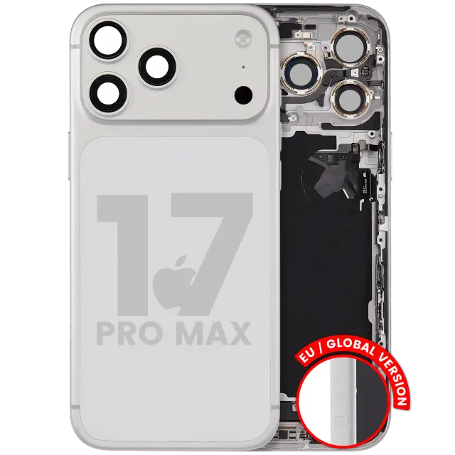 Châssis pour Apple iPhone 17 Pro Max (version EU, origine d'occasion — grade B, argent)