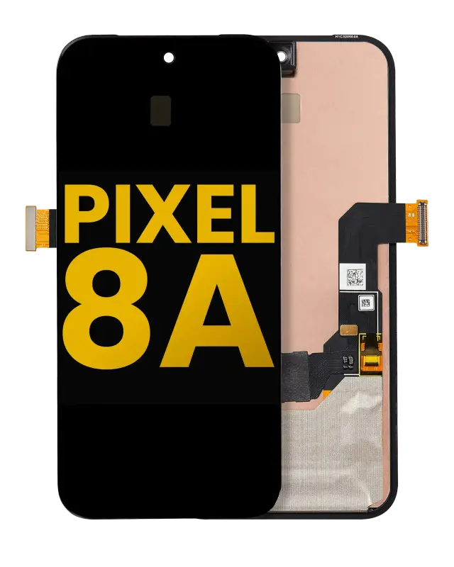 Écran OLED sans châssis avec capteur d’empreintes pour Google Pixel 8A (reconditionné, toutes couleurs)