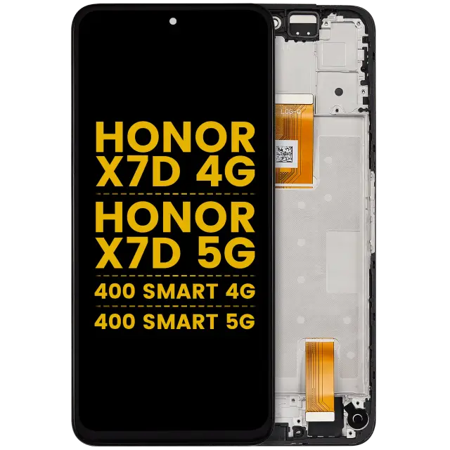 Écran pour Honor X7D 4G / X7D 5G / 400 Smart 4G / 400 Smart 5G (reconditionné, toutes couleurs) — Écran complet avec châssis