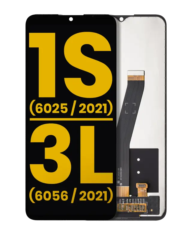 Écran LCD sans châssis pour Alcatel 1S (6025 / 2021) / Alcatel 3L (6056 / 2021) (reconditionné, toutes couleurs)