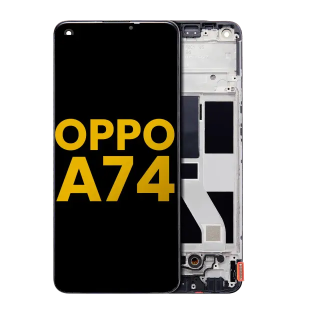 Écran OLED avec châssis pour OPPO A74 4G (reconditionné, toutes couleurs)