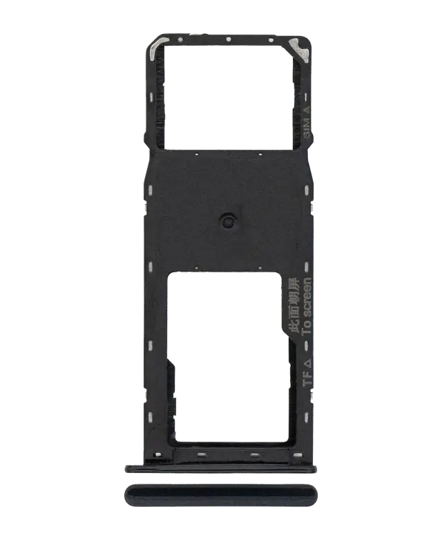 Tiroir SIM pour Samsung Galaxy A10S (A107 / 2019) / A20S (A207 / 2019) (noir)