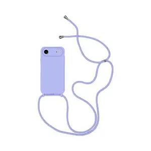 Coque Silicone avec Cordon Apple iPhone Air (#04) Violet