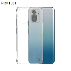 Coque Silicone Renforcée PROTECT pour Xiaomi Redmi Note 10S Transparent